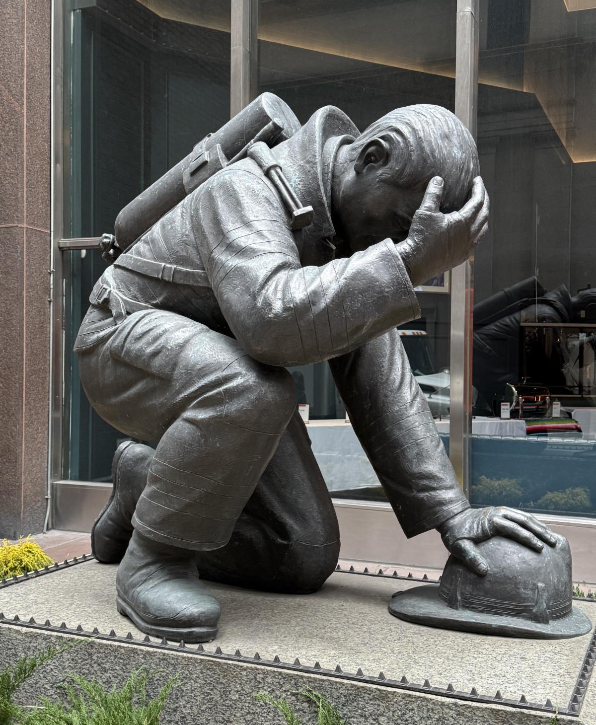 Firefighter’s Prayer and Statue in New York City
