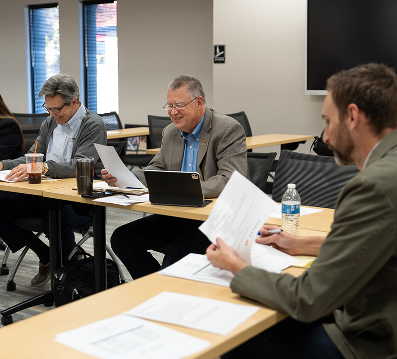 The IPS Leadership Team meets in Oak Ridge to discuss institute-wide issues.