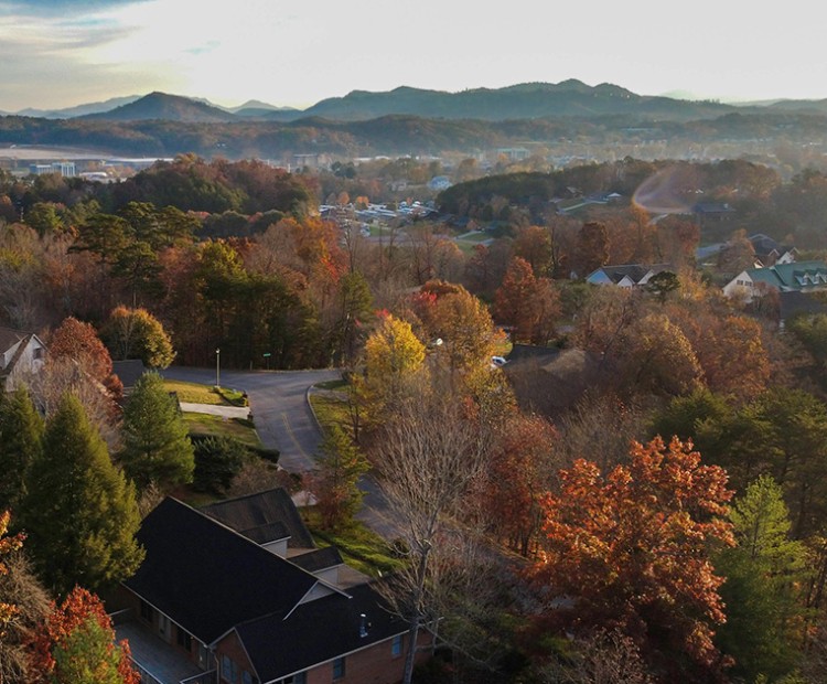 A rural mountain town in Tennessee.