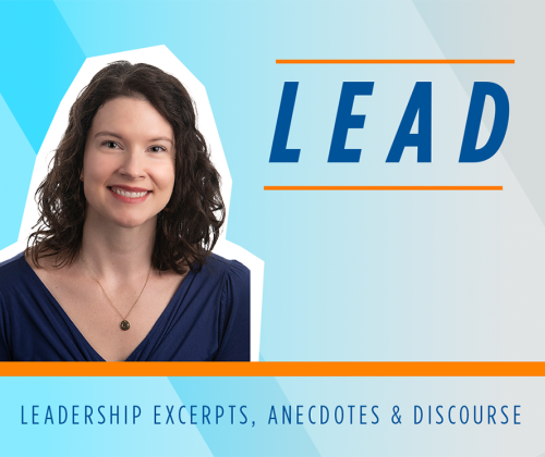 Leadership article by Kristy Keel-Blackmon.