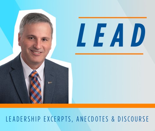 Leadership article by Donald Pannell.